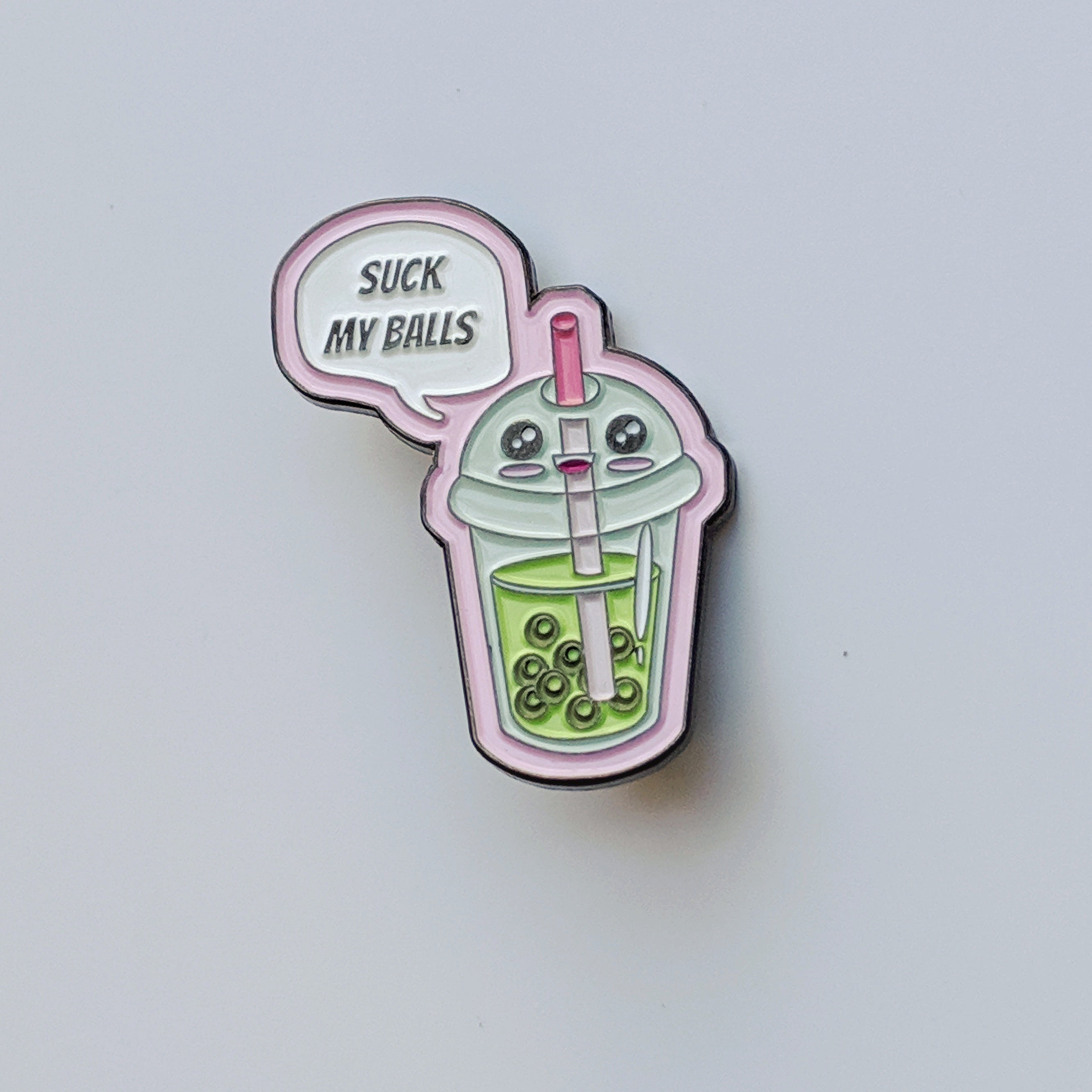 Suck My Balls Pin – Facemelt Fam